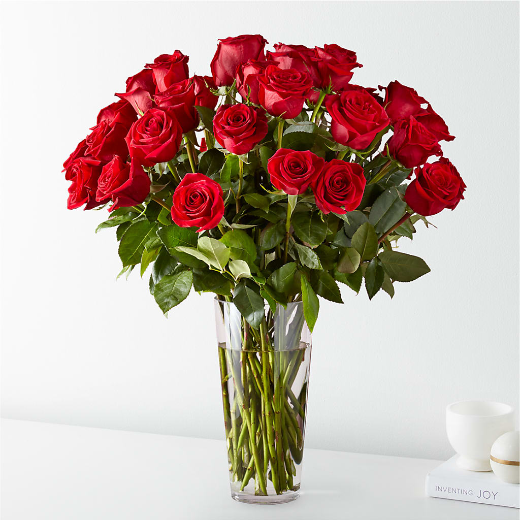 Long Stem Red Rose Bouquet – Coach House Floral Inc, Canal Fulton OH