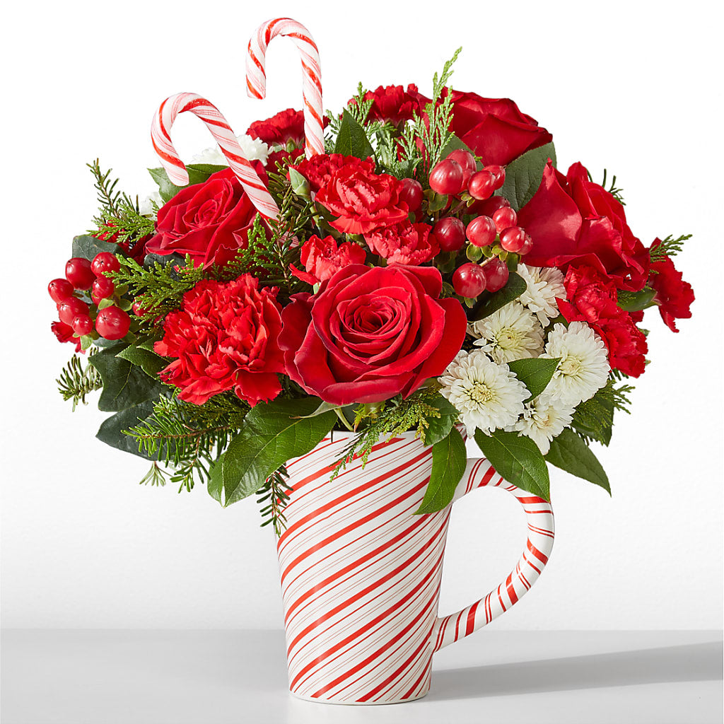 Peppermint Swirl Mug – Coach House Floral Inc, Canal Fulton OH