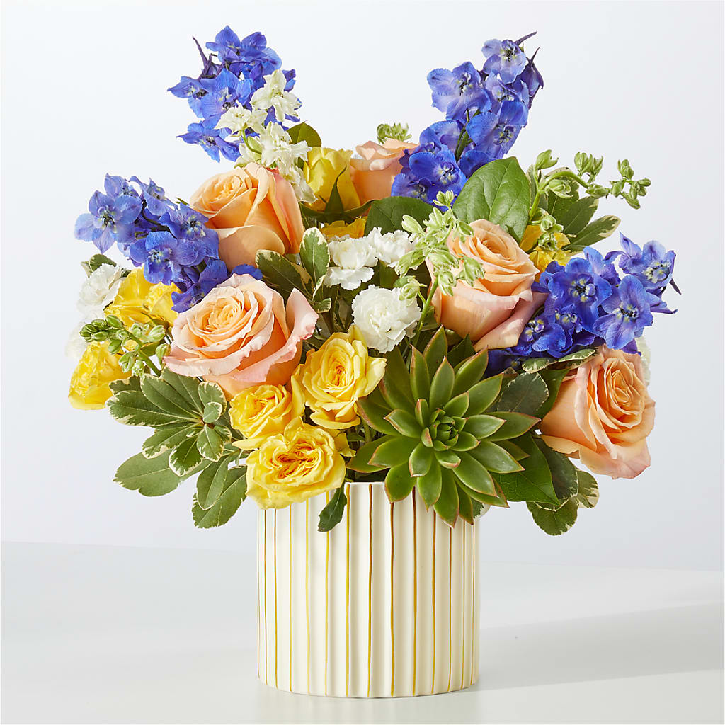 Cobalt Reverie Bouquet – Coach House Floral Inc, Canal Fulton OH