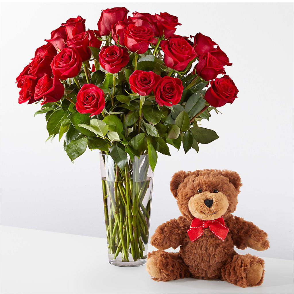 Romantic Long Stem Red Rose Bouquet Bundles – Coach House Floral Inc, Canal Fulton OH