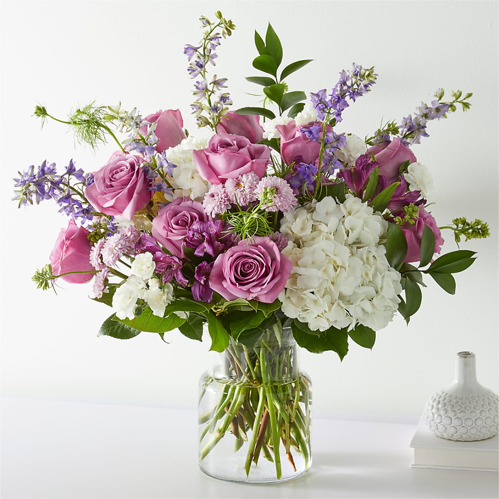 Violet Caress Bouquet – Coach House Floral Inc, Canal Fulton OH