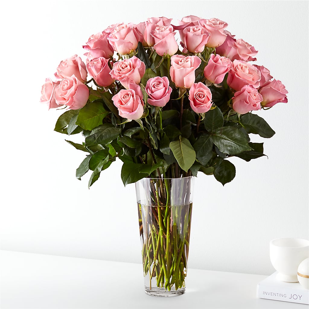 Long Stem Pink Rose Bouquet – Coach House Floral Inc, Canal Fulton OH