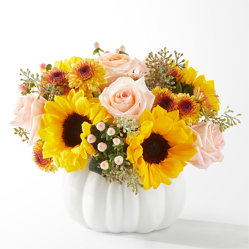 Pumpkin to Talk About Bouquet – Coach House Floral Inc, Canal Fulton OH