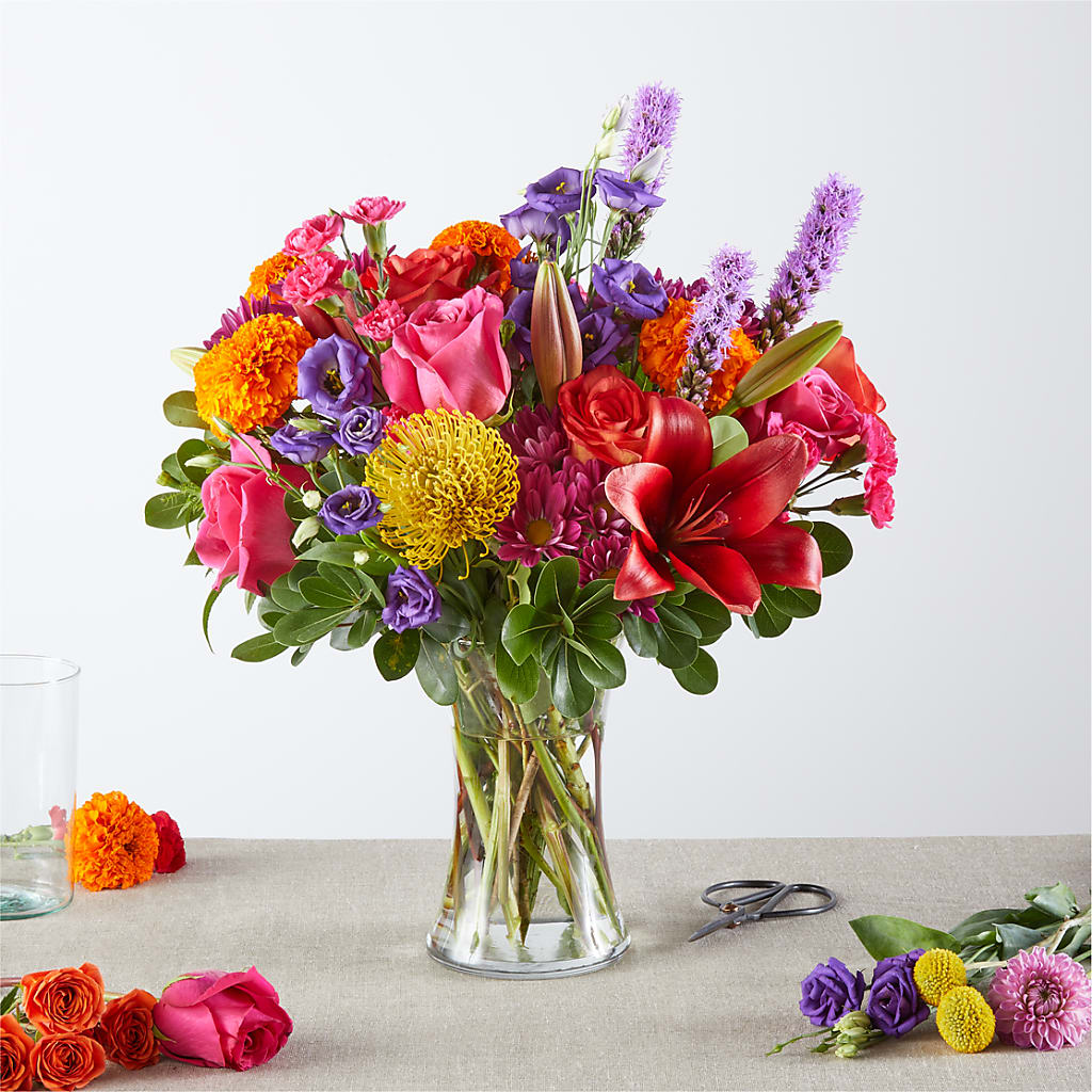 Feast of Color – A Florist Original – Coach House Floral Inc, Canal Fulton OH
