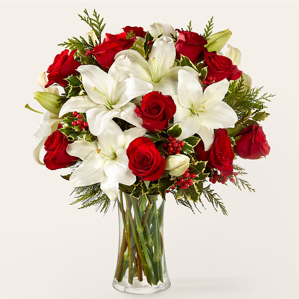 Sparkling Snowflakes Bouquet – Coach House Floral Inc, Canal Fulton OH