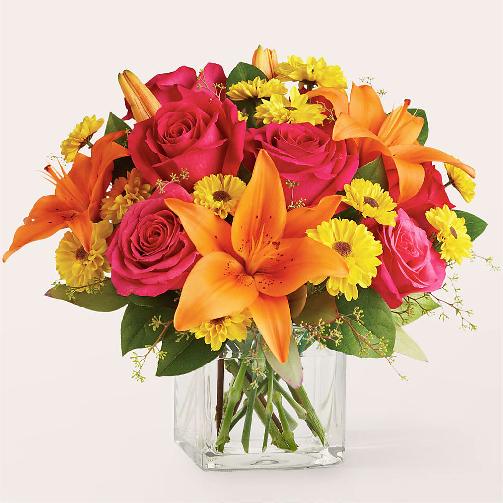 Neon Lights Bouquet – Coach House Floral Inc, Canal Fulton OH