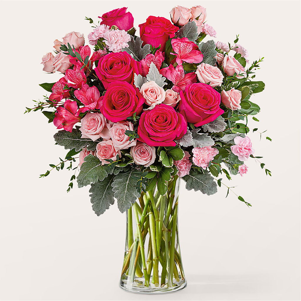 Tickled Pink Bouquet – Coach House Floral Inc, Canal Fulton OH