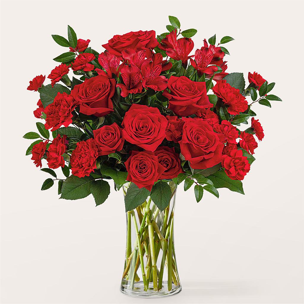 Brilliant Ruby Bouquet – Coach House Floral Inc, Canal Fulton OH