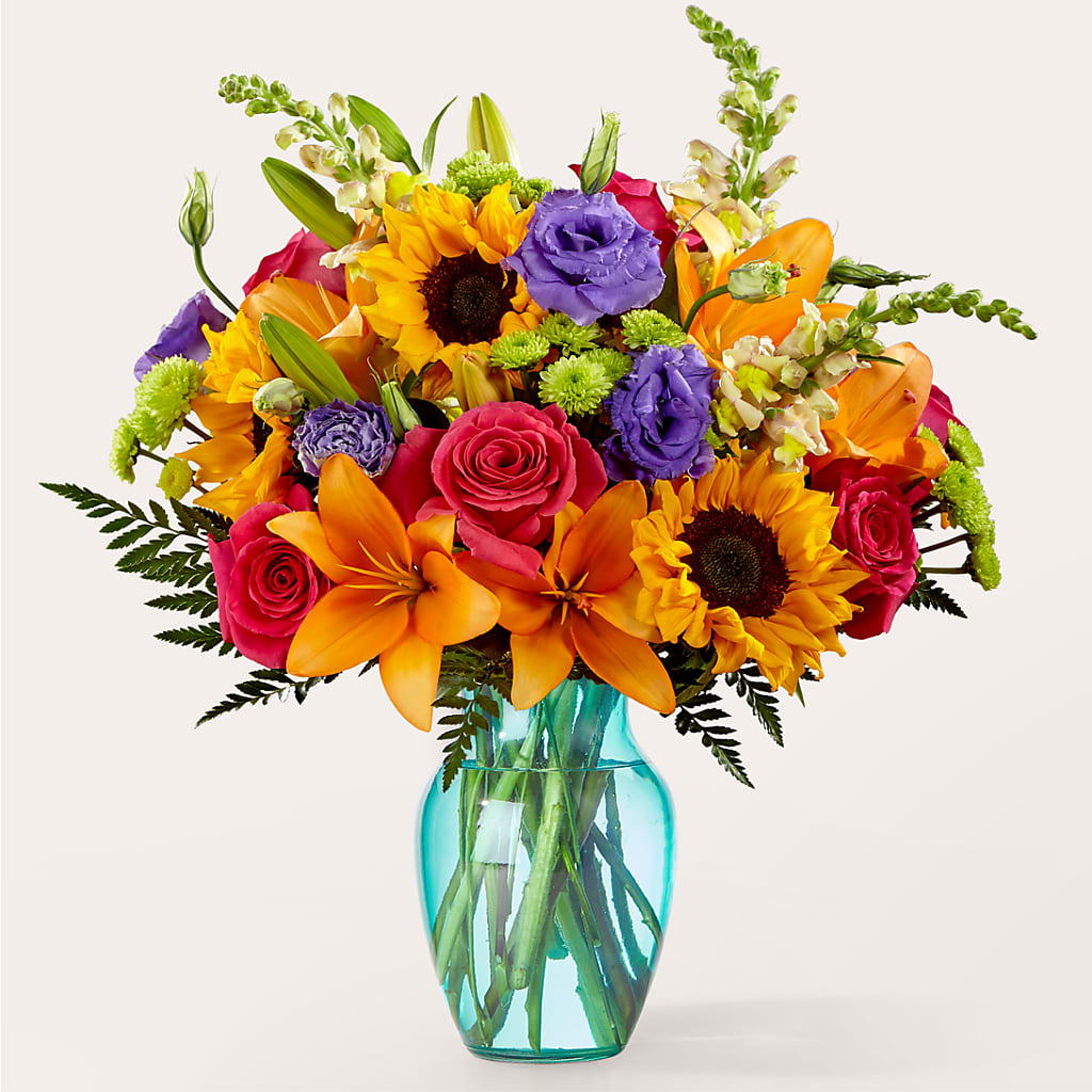 Double Rainbow Bouquet – Coach House Floral Inc, Canal Fulton OH