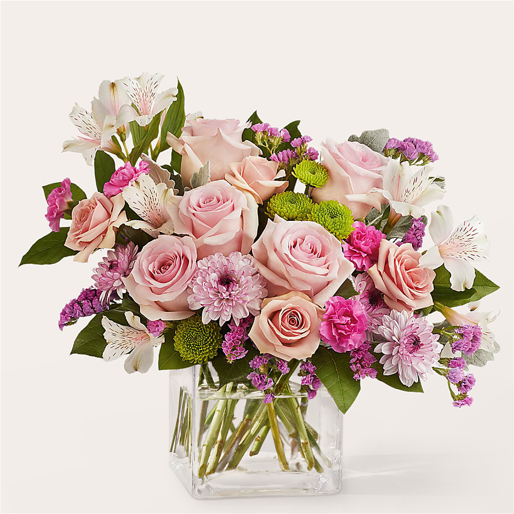 Pink Suede Bouquet – Coach House Floral Inc, Canal Fulton OH