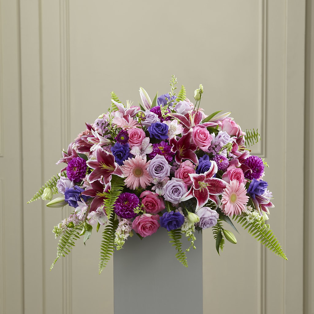 Fare Thee Well Pedestal – Coach House Floral Inc, Canal Fulton OH