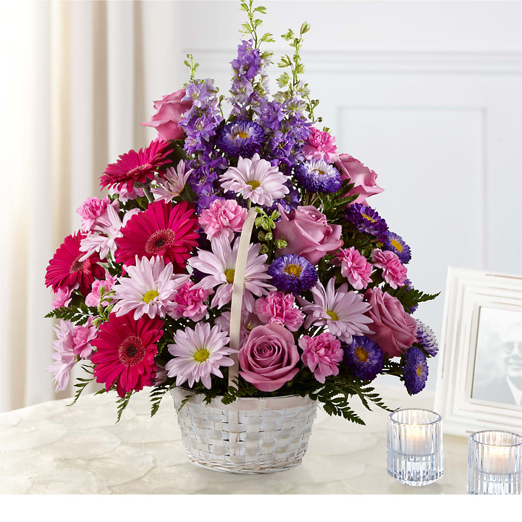 Pastel Peace Basket – Coach House Floral Inc, Canal Fulton OH