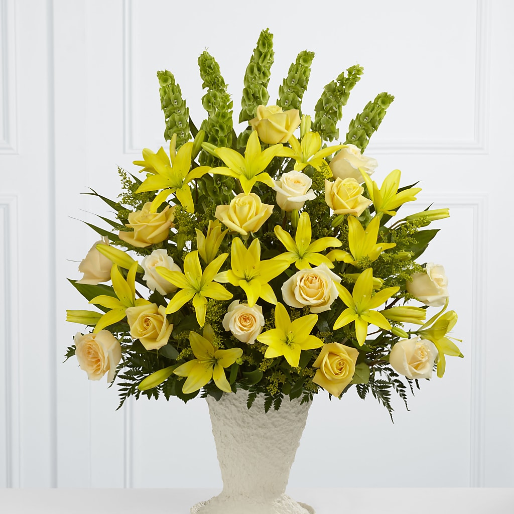 Golden Memories Arrangement – Coach House Floral Inc, Canal Fulton OH
