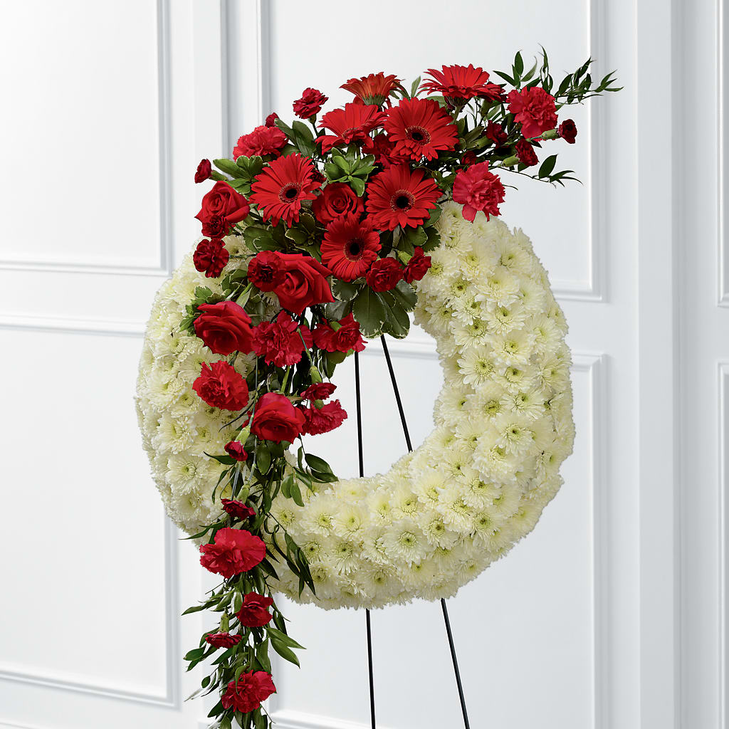 Graceful Tribute Wreath – Coach House Floral Inc, Canal Fulton OH