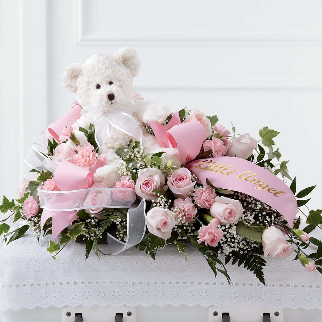Touch of Sympathy Casket Spray – Coach House Floral Inc, Canal Fulton OH