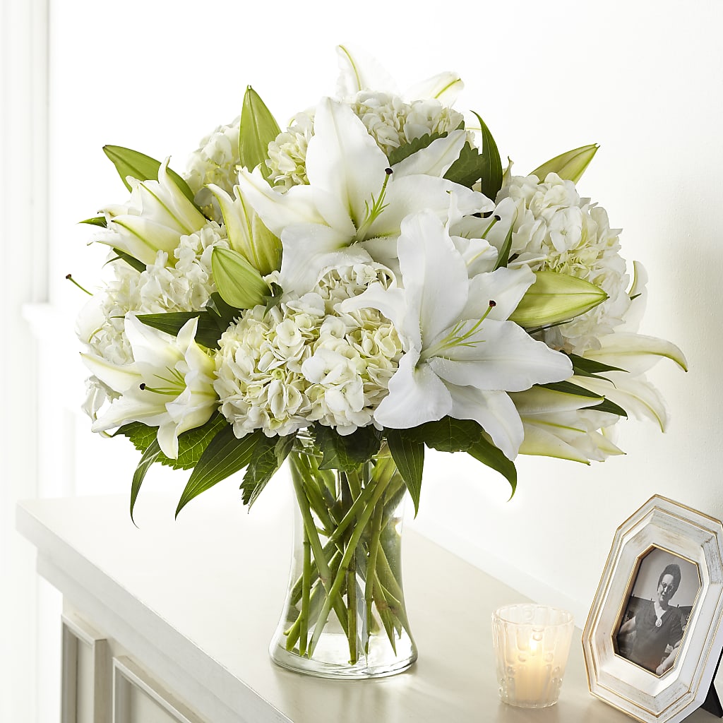 Compassionate Lily Bouquet – Coach House Floral Inc, Canal Fulton OH