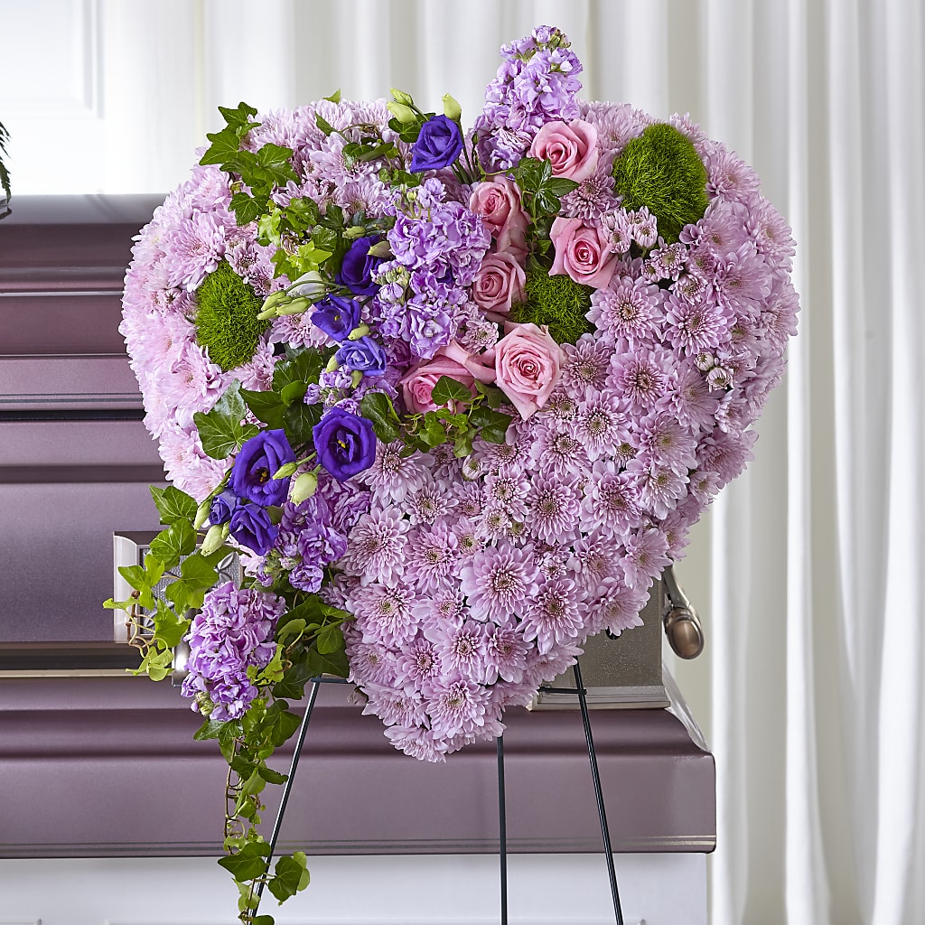 Treasured Love Standing Heart – Coach House Floral Inc, Canal Fulton OH