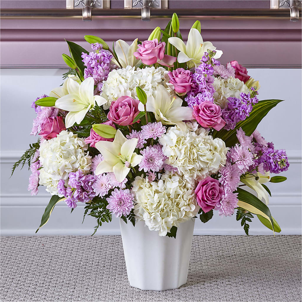 Heaven Sent Floor Basket – Coach House Floral Inc, Canal Fulton OH