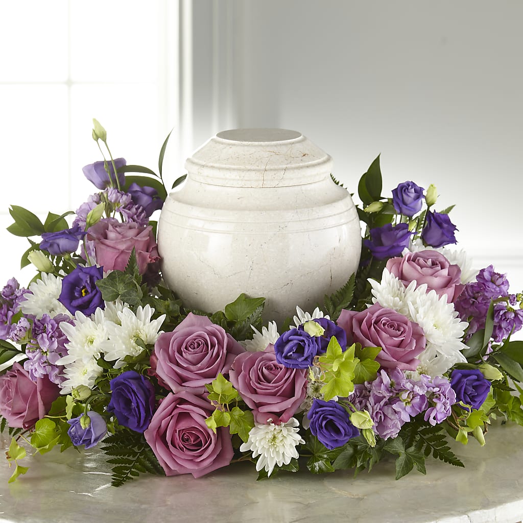 Blooming Sympathy Cremation Adornment – Coach House Floral Inc, Canal Fulton OH