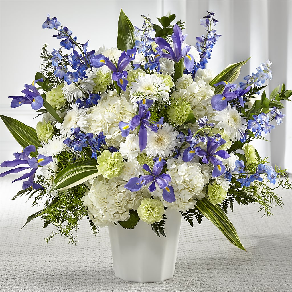 Soft Serenity Floor Basket – Coach House Floral Inc, Canal Fulton OH