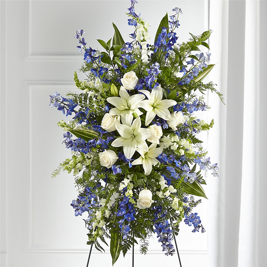 Faithful Friend Standing Spray – Coach House Floral Inc, Canal Fulton OH