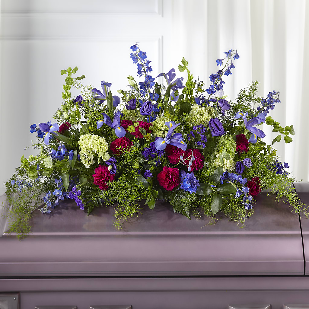 Always Treasured Casket Spray – Coach House Floral Inc, Canal Fulton OH