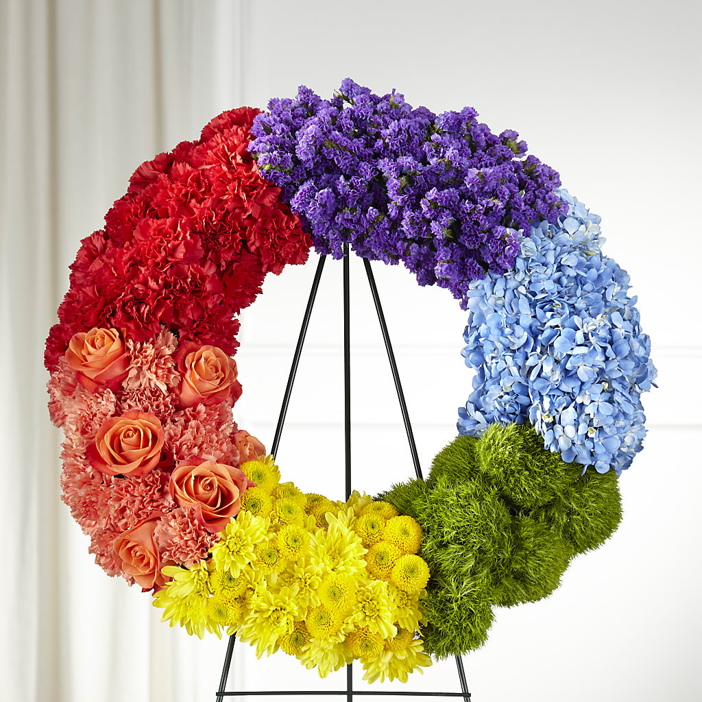 Circle of Love Wreath – Coach House Floral Inc, Canal Fulton OH