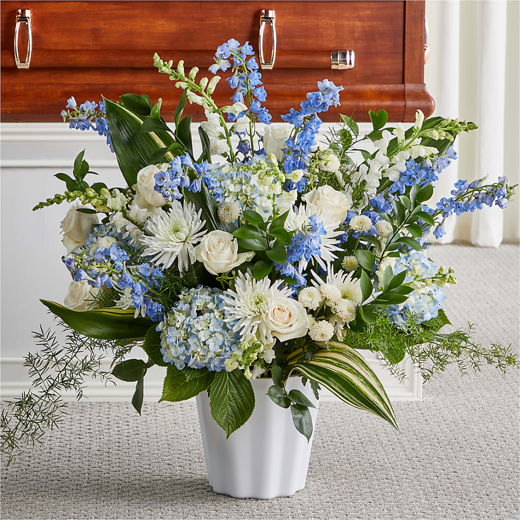 Everlasting Memories Floor Basket – Coach House Floral Inc, Canal Fulton OH