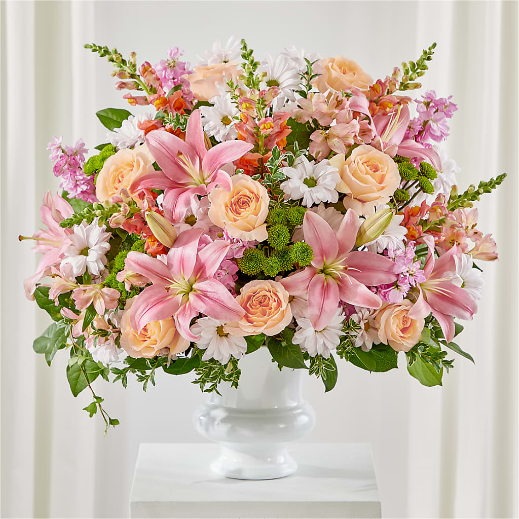 Heartfelt Gesture Urn Arrangement – Coach House Floral Inc, Canal Fulton OH