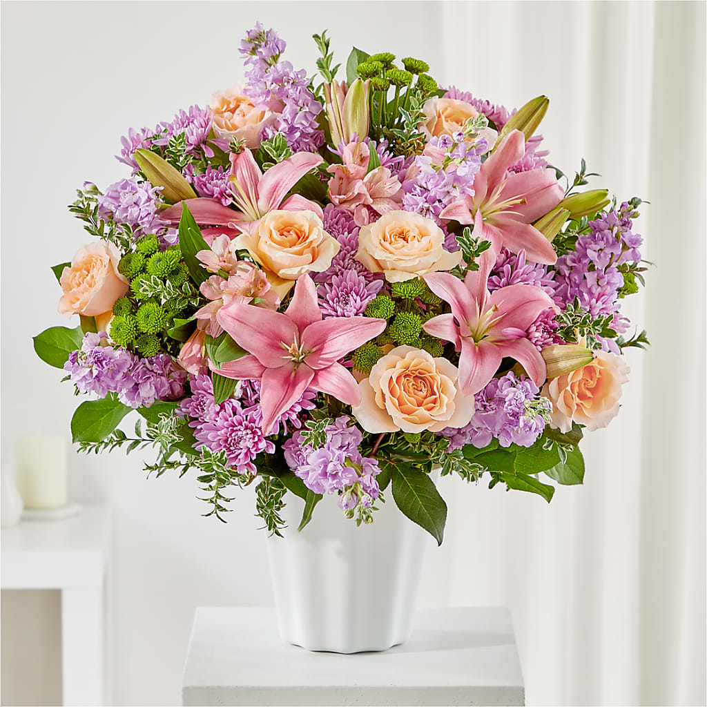 Supportive Embrace Tabletop Basket – Coach House Floral Inc, Canal Fulton OH