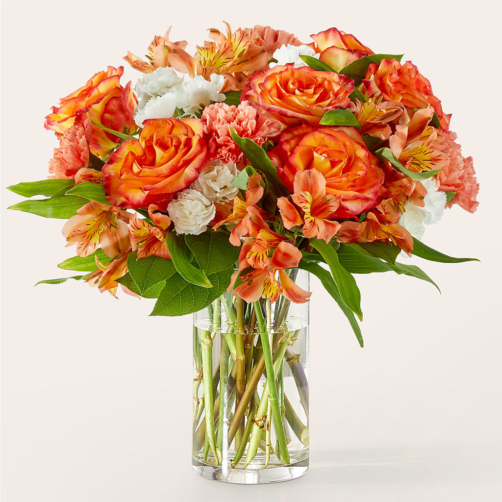 Apricot Glow Bouquet – Coach House Floral Inc, Canal Fulton OH
