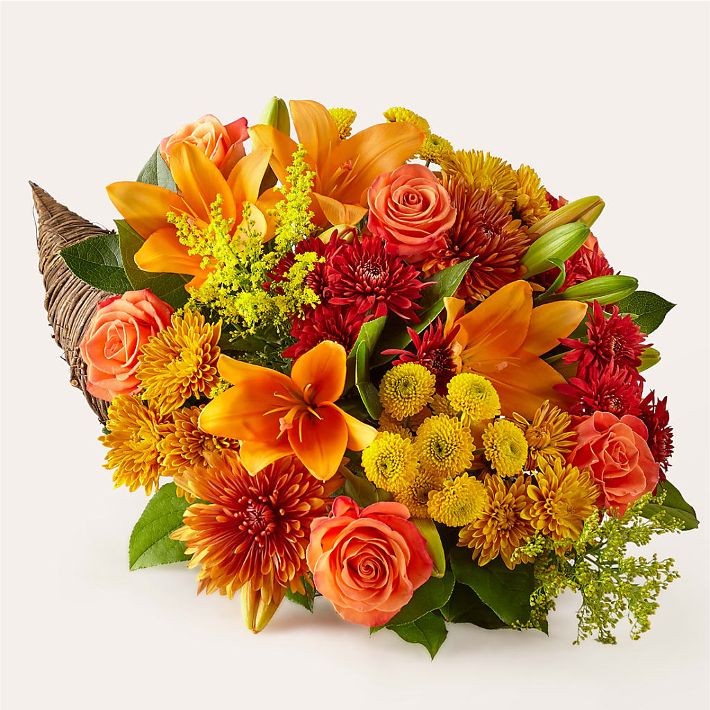Feast of Color Cornucopia – Coach House Floral Inc, Canal Fulton OH