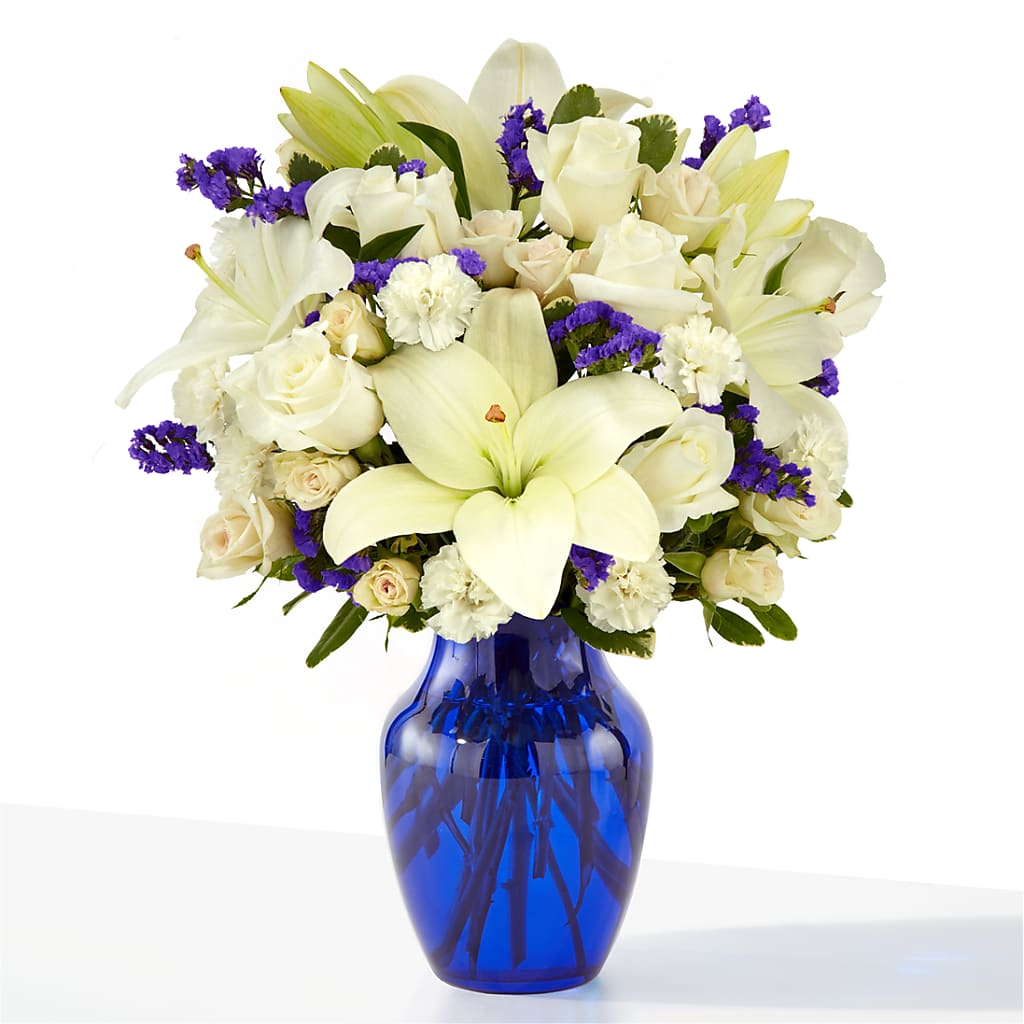 Sapphire Rush Bouquet – Coach House Floral Inc, Canal Fulton OH