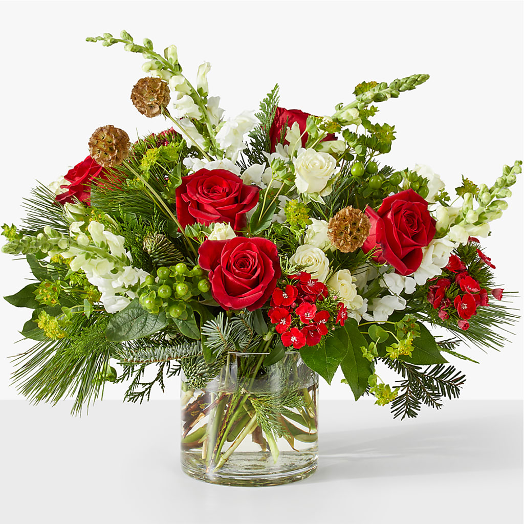 Deck the Halls Bouquet – Coach House Floral Inc, Canal Fulton OH