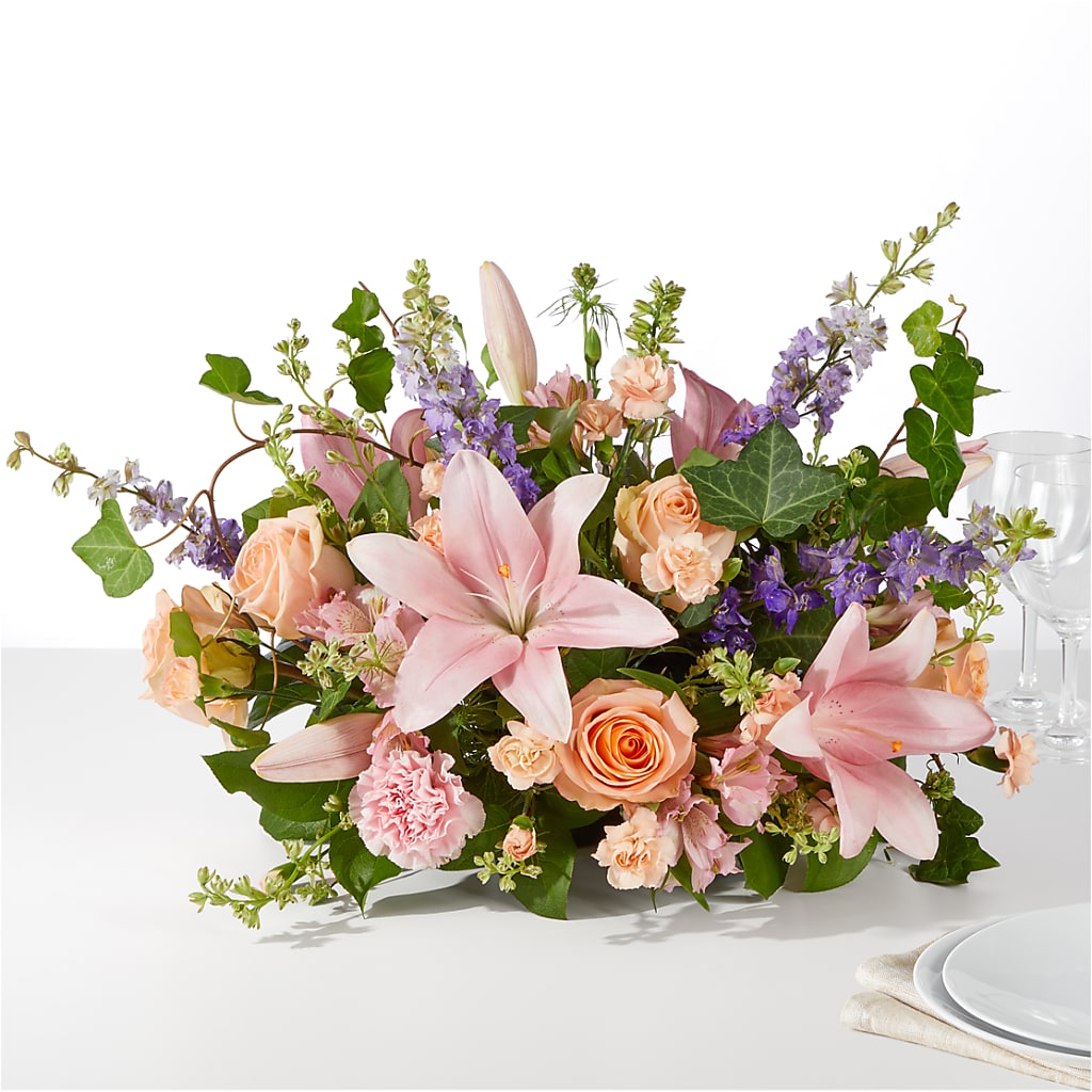 Blossom Time Centerpiece – Coach House Floral Inc, Canal Fulton OH