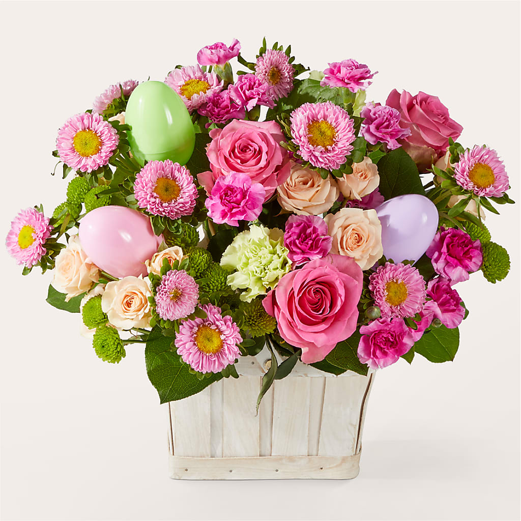 Get Eggcited Basket – Coach House Floral Inc, Canal Fulton OH
