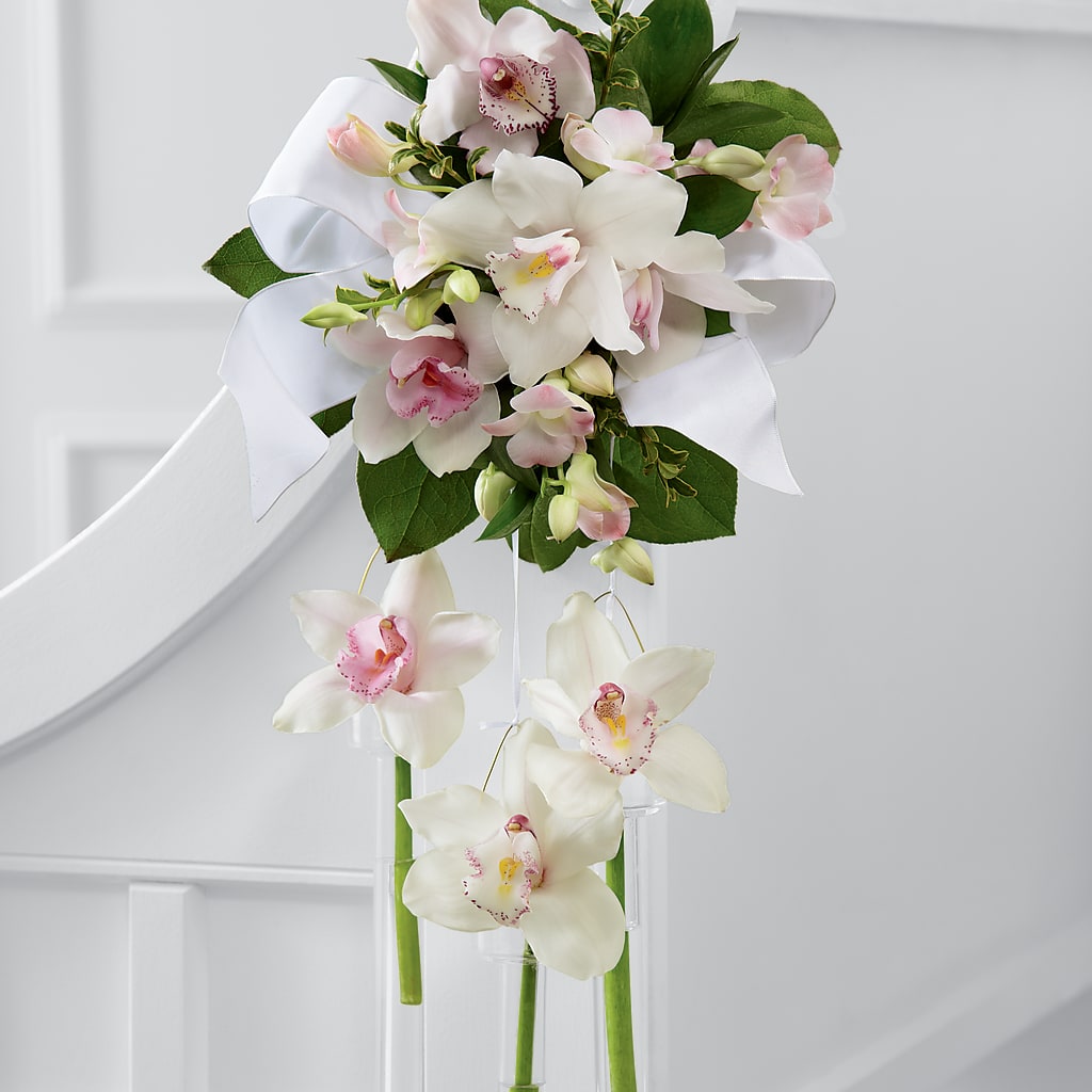 Perfect Entrance Pew Arrangement – Coach House Floral Inc, Canal Fulton OH