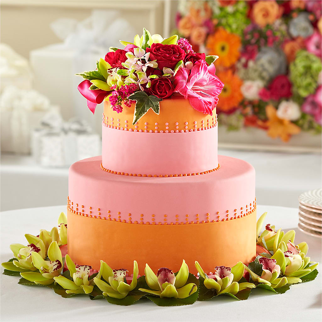 Sweet Citrus Cake Decor – Coach House Floral Inc, Canal Fulton OH