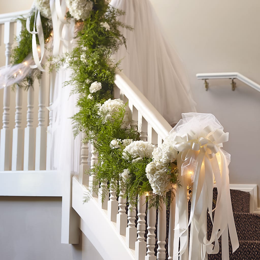 Champagne Dreams Garland – Coach House Floral Inc, Canal Fulton OH